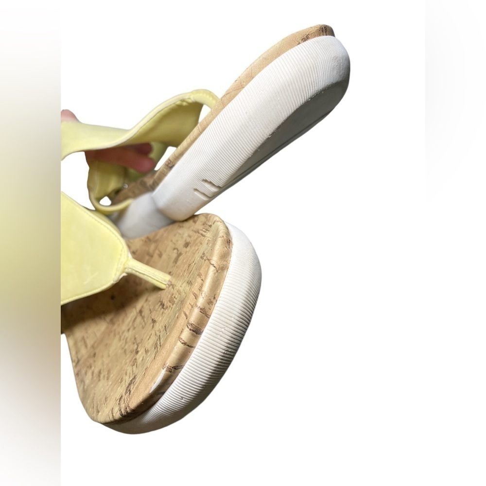 Naturalizer Women Wedge Heel Slingback Sandals Meghan - Iced Lemon - Picture 6 of 10
